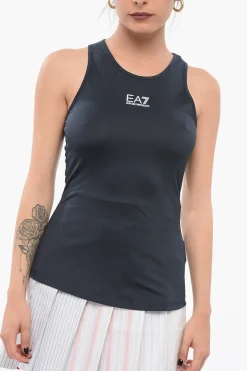 Discount EMPORIO Canotta Stretchy Logata Donna T-Shirts E Tops