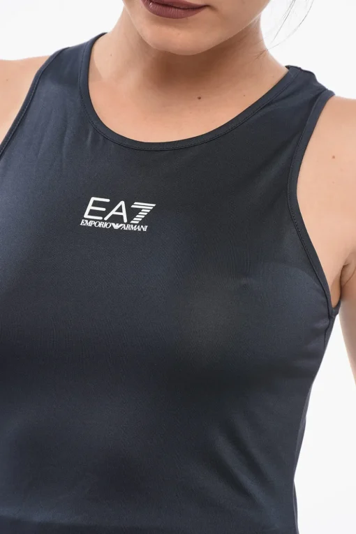 Discount EMPORIO Canotta Stretchy Logata Donna T-Shirts E Tops