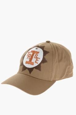 Hot EMPORIO Cappello Baseball in Cotone Organico con Ricamo Uomo Cappelli