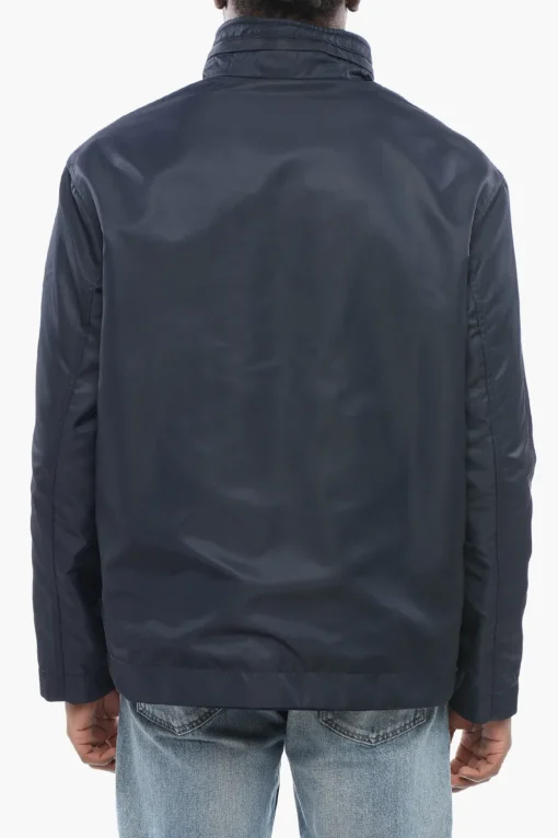 Best EMPORIO Cappotto Reversibile in Misto Lana Vergine con Interno Waterproof Uomo Cappotti E Trench