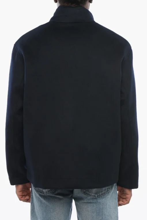 Best EMPORIO Cappotto Reversibile in Misto Lana Vergine con Interno Waterproof Uomo Cappotti E Trench