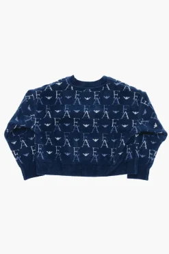 Online EMPORIO Cardigan Con Ricamo Logo All-Over Abbigliamento