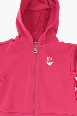Online EMPORIO Felpa in Cotone Leggero a Tinta Unita con Chiusura Zip Abbigliamento