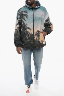 EMPORIO Giacca a Vento PALM con Cappuccio></noscript>Armani Best