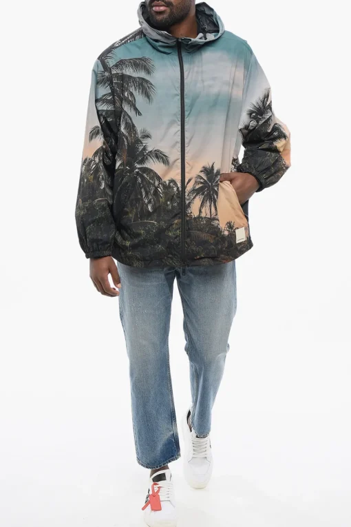 EMPORIO Giacca a Vento PALM con Cappuccio>Armani Best