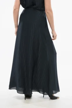 Outlet EMPORIO Gonna Maxi con Fantasia Satin Donna Gonne