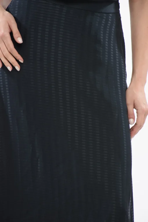 Outlet EMPORIO Gonna Maxi con Fantasia Satin Donna Gonne