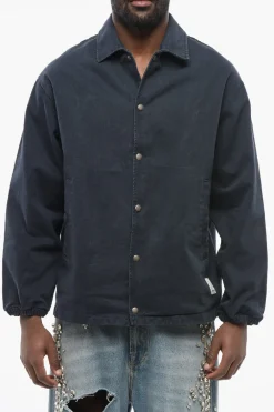 EMPORIO Overshirt in Cotone Twill con Bottoni a Pressione>Armani New