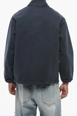 EMPORIO Overshirt in Cotone Twill con Bottoni a Pressione>Armani New