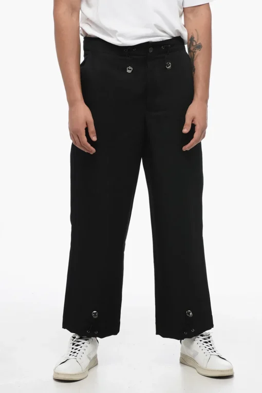 EMPORIO Pantaloni 3 Tasche con Coulisse in Vita e alla Caviglia>Armani Discount
