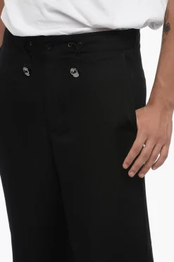 EMPORIO Pantaloni 3 Tasche con Coulisse in Vita e alla Caviglia></noscript>Armani Discount