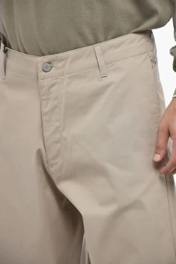 Clearance EMPORIO Pantaloni a Gamba Ampia in Cotone Stretch Uomo Pantaloni