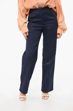 Sale EMPORIO Pantaloni Chino in Cotone Twill Donna Pantaloni
