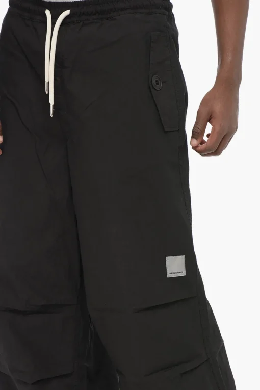 EMPORIO Pantaloni Loose Fit con Coulisse alla Caviglia>Armani Hot