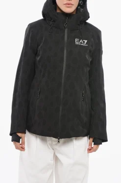 New EMPORIO Piumino Logato con Cappuccio Donna Giubbotti