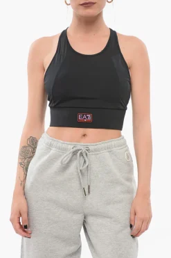 Discount EMPORIO Top Crop Sportivo con Imbottitura Donna T-Shirts E Tops