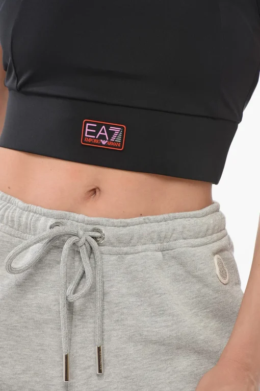 Discount EMPORIO Top Crop Sportivo con Imbottitura Donna T-Shirts E Tops