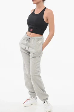 Discount EMPORIO Top Crop Sportivo con Imbottitura Donna T-Shirts E Tops