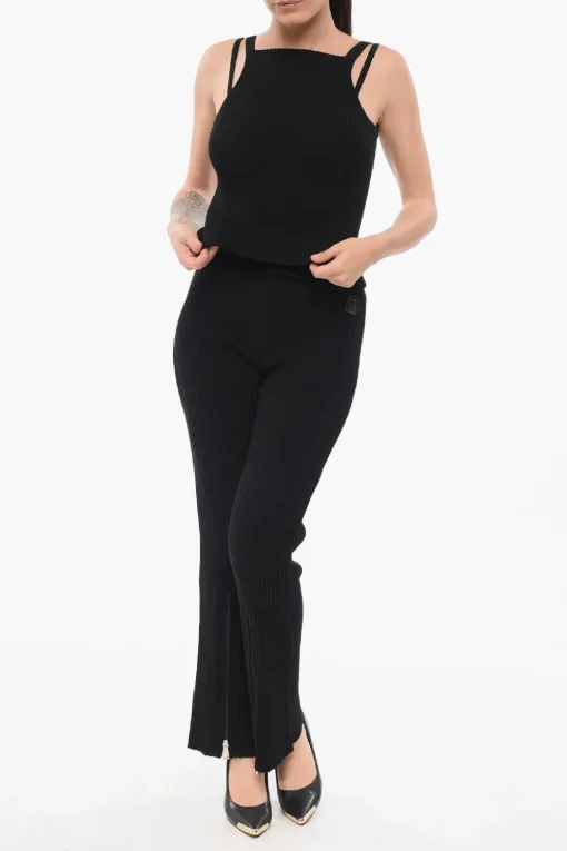 Best EMPORIO Top in Maglia a Doppio Strato Donna T-Shirts E Tops