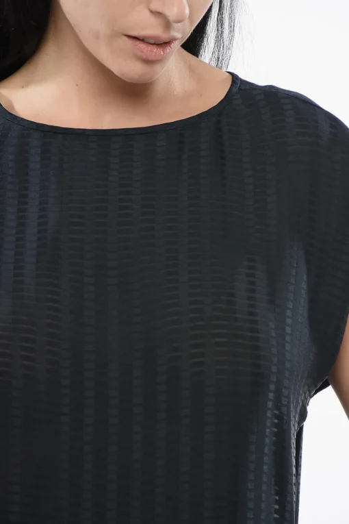 EMPORIO Top Semi Sheer Oversize>Armani Clearance