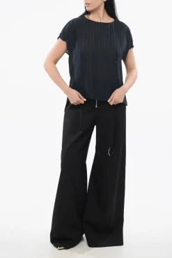 EMPORIO Top Semi Sheer Oversize></noscript>Armani Clearance