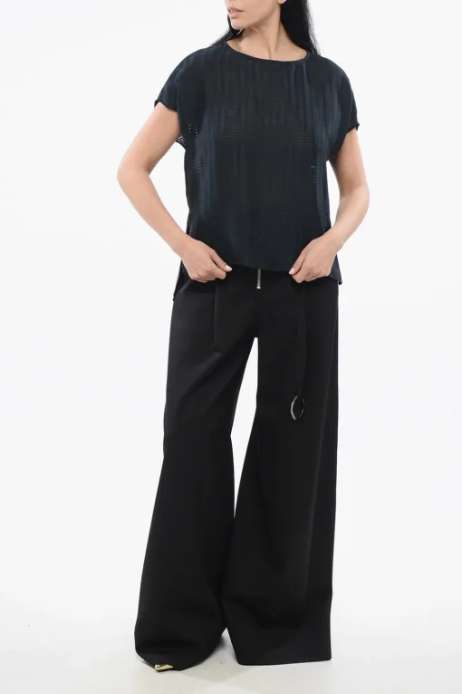 EMPORIO Top Semi Sheer Oversize>Armani Clearance