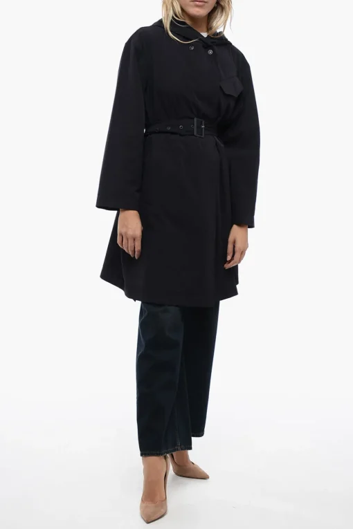 EMPORIO Trench in Tessuto Tecnico con Cintura>Armani Sale