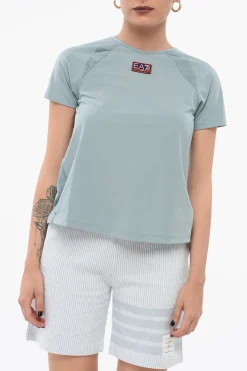 EMPORIO T-shirt Tecnica con Logo Patch>Armani Best