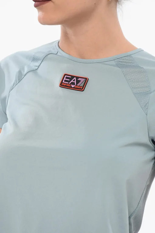 EMPORIO T-shirt Tecnica con Logo Patch>Armani Best