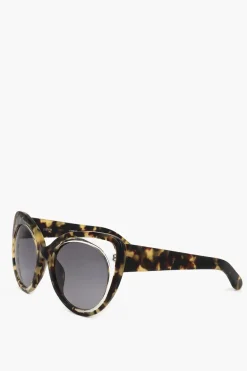 ERDEM Occhiali da Sole Butterfly con Montatura Tartarugata>Linda Farrow Hot