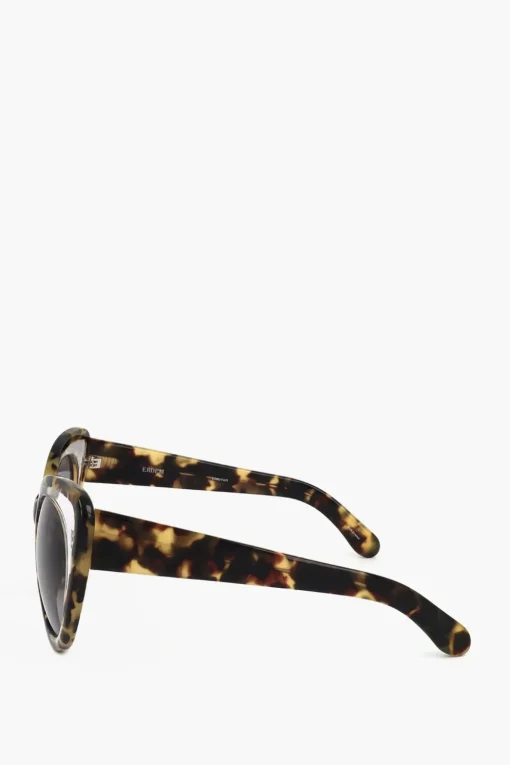 ERDEM Occhiali da Sole Butterfly con Montatura Tartarugata>Linda Farrow Hot