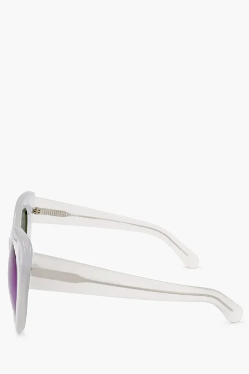 ERDEM Occhiali da Sole Cat-eye con Lenti Iridescenti>Linda Farrow Fashion