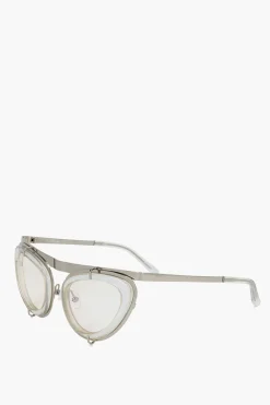 ERDEM Occhiali da Sole Cat-eye con Montatura in Metallo>Linda Farrow Hot