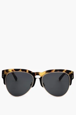 Discount ERDEM Occhiali da Sole Clubmaster con Montatura Tartarugata Donna Occhiali Da Sole