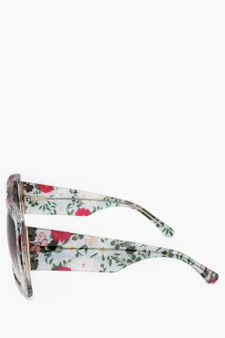 ERDEM Occhiali da Sole Rectangular con Montatura Floreale></noscript>Linda Farrow Clearance