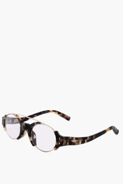 ERDEM Occhiali da Sole Tartarugati con Ponte in Metallo>Linda Farrow Sale