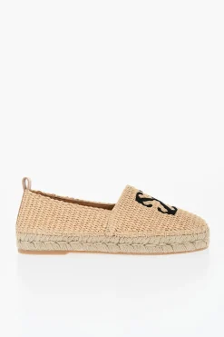 Espadillas In Raffia ARROW Con Logo Ricamato></noscript>Off-White Best