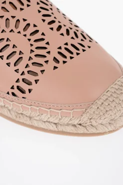 Espadrillas in Pelle con Suola in Rafia></noscript>Tod's Sale