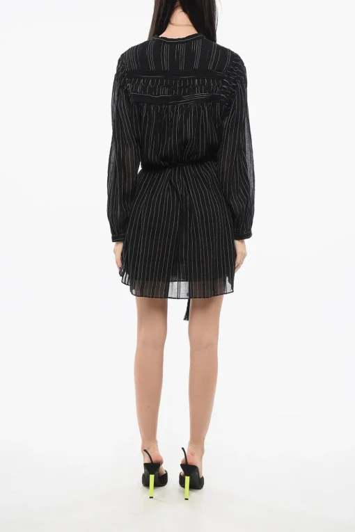 ETOILE Chemisier Gessato con Lacci>Isabel Marant Sale