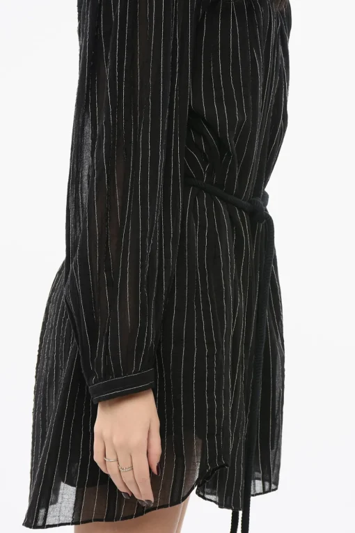 ETOILE Chemisier Gessato con Lacci>Isabel Marant Sale