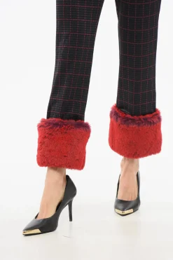 EVERYWEAR Pantaloni Crop con Orlo Faux Fur></noscript>Viktor & Rolf Fashion