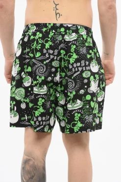 EYE MAN Shorts in Cotone Leggero a Fantasia>Junya Watanabe by Comme de Garcons Hot
