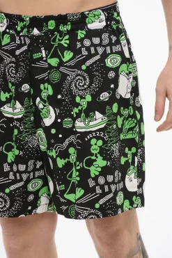 EYE MAN Shorts in Cotone Leggero a Fantasia></noscript>Junya Watanabe by Comme de Garcons Hot