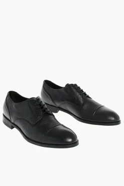Fashion EZ TAILORING Derby in Pelle Martellata Uomo Stringate