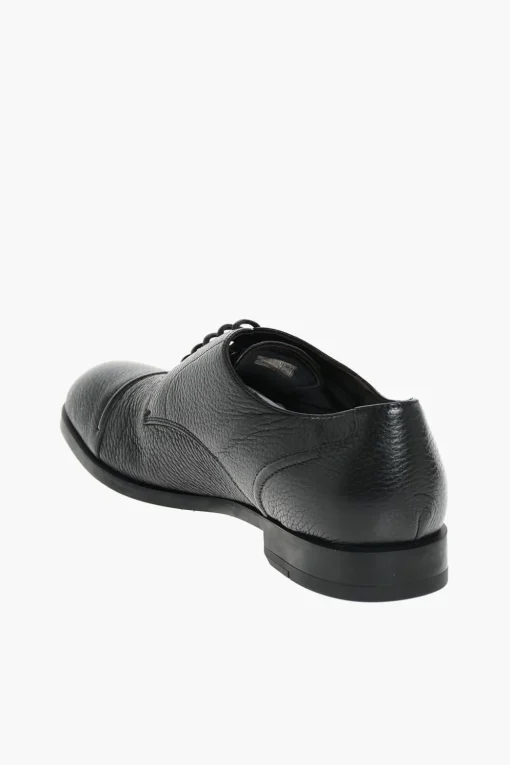 Fashion EZ TAILORING Derby in Pelle Martellata Uomo Stringate