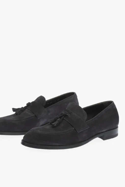 Fashion EZ TAILORING tassle loafer SIENA in pelle scamosciata Uomo Mocassini