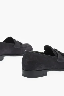 Fashion EZ TAILORING tassle loafer SIENA in pelle scamosciata Uomo Mocassini