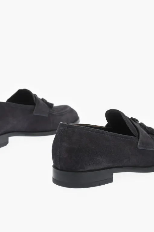 Fashion EZ TAILORING tassle loafer SIENA in pelle scamosciata Uomo Mocassini