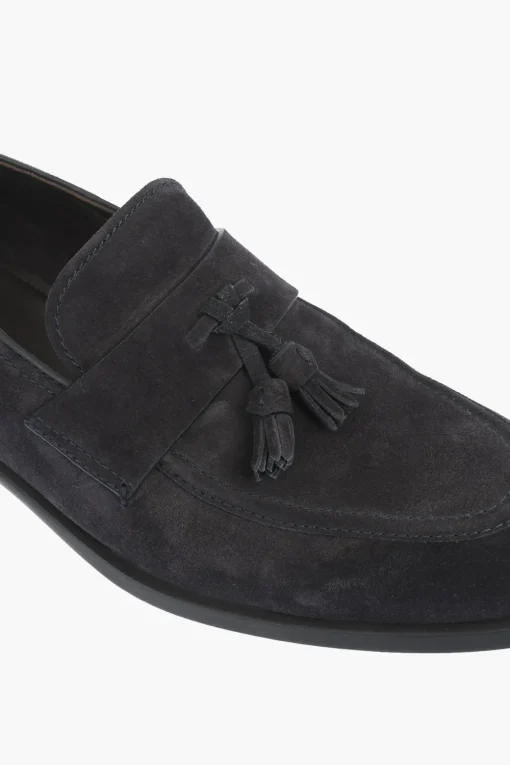 Fashion EZ TAILORING tassle loafer SIENA in pelle scamosciata Uomo Mocassini