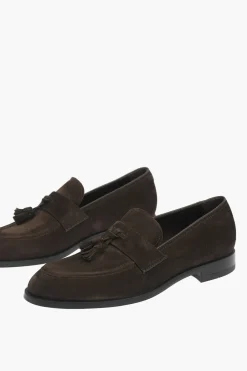 EZ TAILORING tassle loafer SIENA in pelle scamosciata>Ermenegildo Zegna New